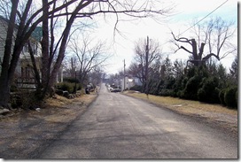 Old road going through Paris, VA where Jackson's troops would have stopped