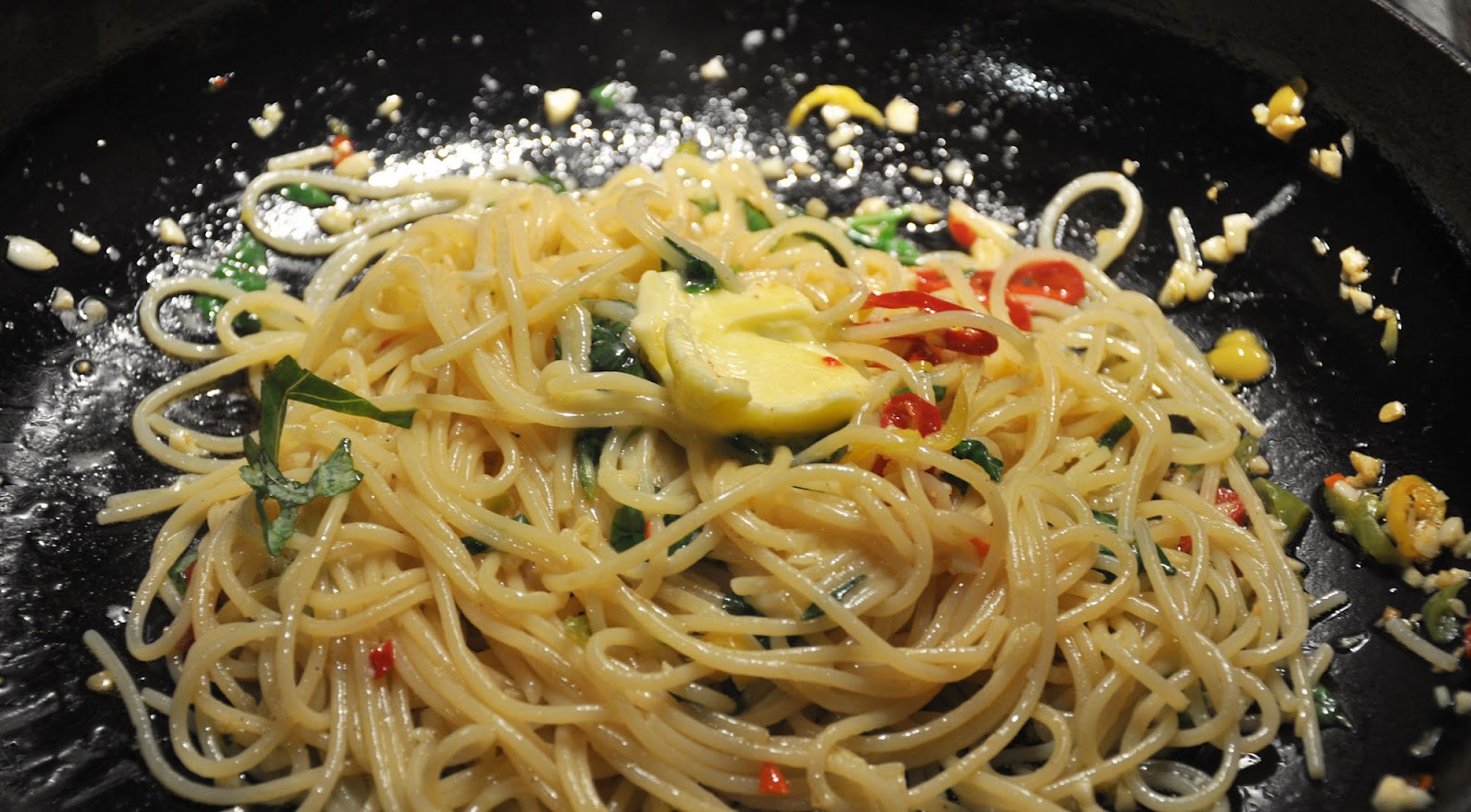 Fire and Food: Aglio, Olio e Peperoncino (Per Uno)