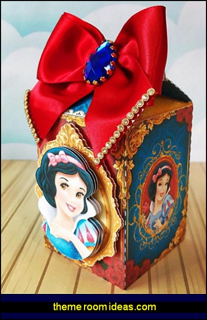 Snow White Party Favors Boxes snow white party decorations snow white party