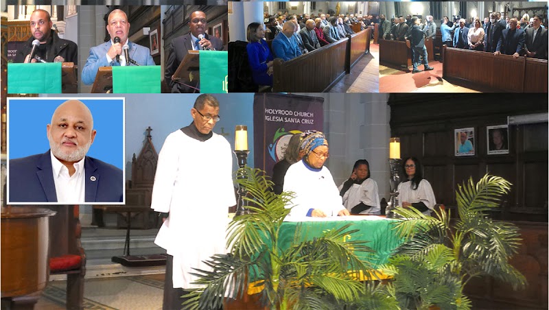 Solidaridad, plegarias, oraciones, cánticos y testimonios en emotiva misa por la salud de Furcal en iglesia del Alto Manhattan 