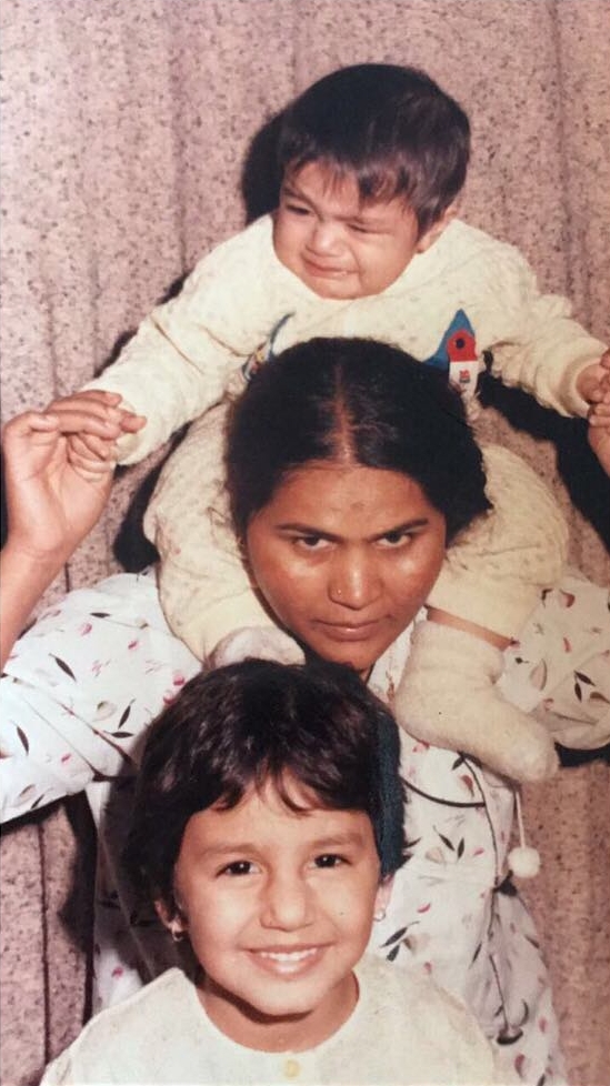 Bollywood Actress Huma Qureshi Childhood Pic with her Younger Brother Saqib Saleem Qureshi | Bollywood Actress Huma Qureshi Childhood Photos | Real-Life Photos