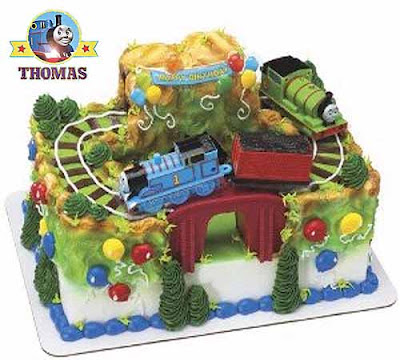 A most excellent Percy Thomas the train cake birthday decoration for boys special celebration event