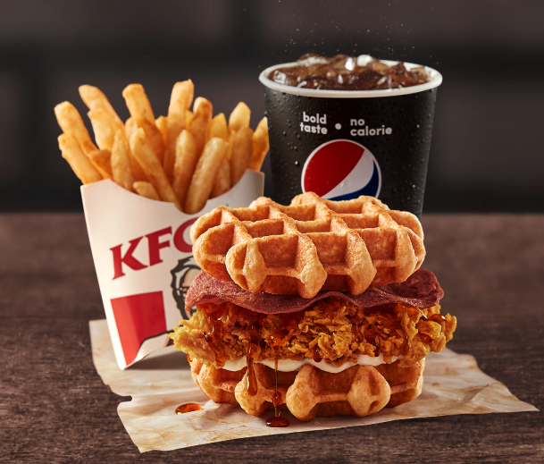 Harga KFC Zinger Waffle Burger - Senarai Harga Makanan di 