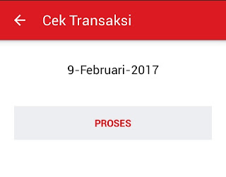 halaman cek transaksi mode sms