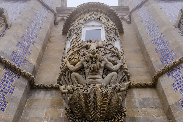 トリトン, ペーナ宮殿, シントラ, ポルトガル, Triton, Palácio Nacional da Pena, Palace of Pena, Sintra, Portugal