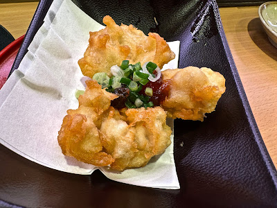 Sushiro, shirako tempura