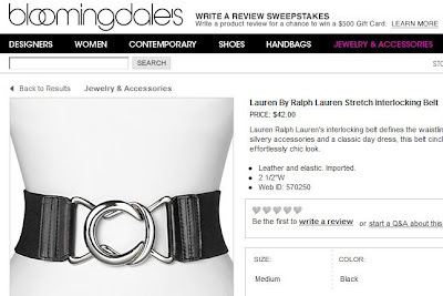 stylish interlocking belt