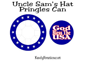 Uncle Sam Patriotic Sparkler Holder
