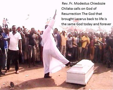 Miraculous! Dead Man Reportedly Resurrects After Catholic Priest Prays on His Coffin (Photos)