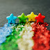 Colorful Falling Stars Macro Photography by Alephunky