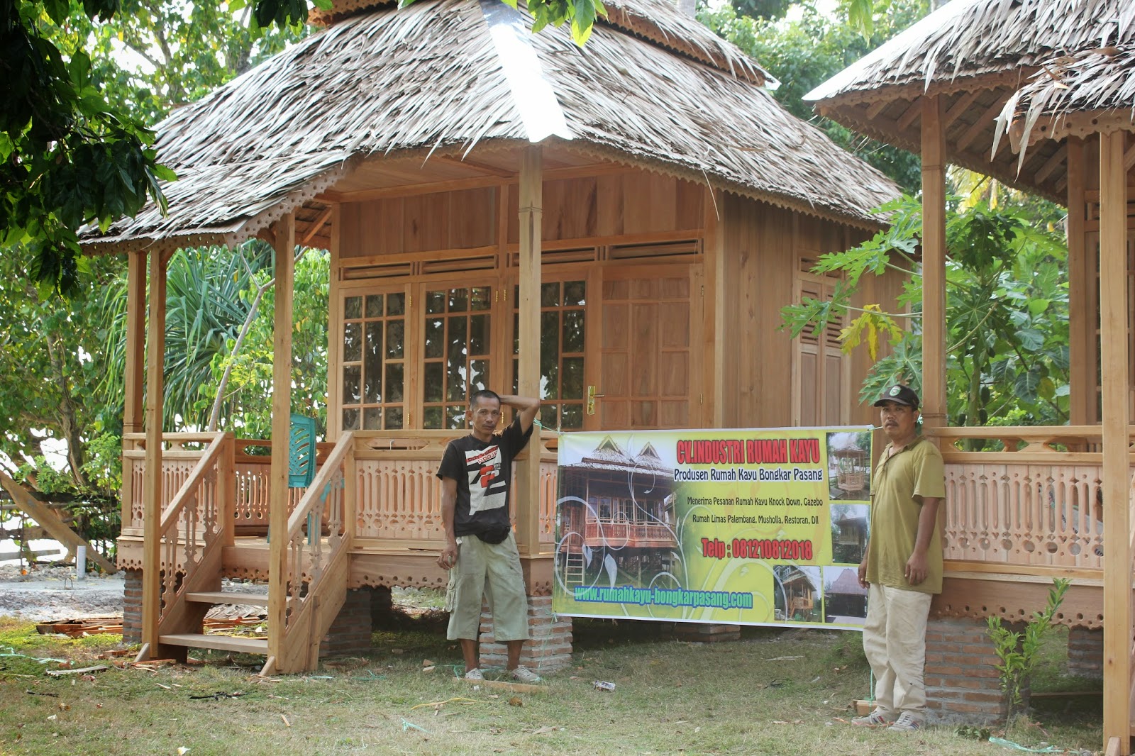 Rumah Kayu Bongkar Pasang Knockdown Siap Huni Contoh 