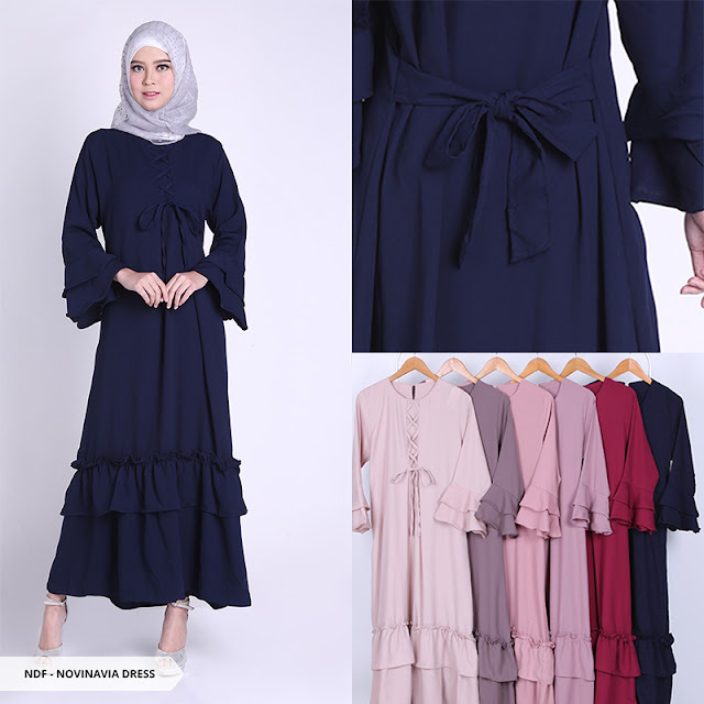88 Model  Baju  Muslimah Gamis  dan Tunik  Terbaru Modern 
