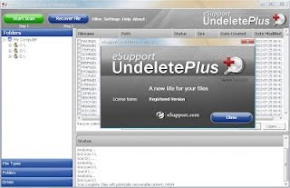 eSupport Undelete Plus 3.0.3 Build 521 Full with Crack