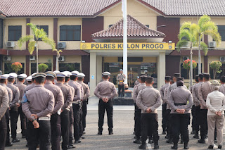 Penegakan Penertiban dan Disiplin di Polres Kulonprogo, Ini Yang Disampaikan Kabid Propam Polda DIY