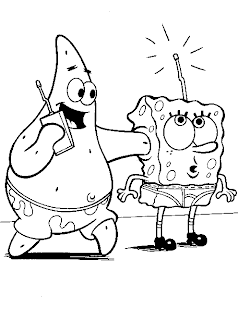 patrick and spongebobe coloring pages,spongebob coloring pages