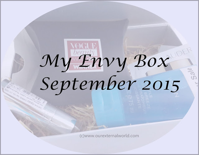 Unboxing Indian Beauty Box - My Envy Box September 2015, indian beauty blog