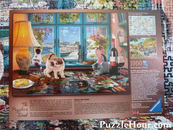 Ravensburger 1000 piece the puzzlers desk jigsaw poster