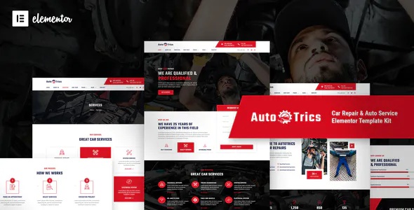 Best Car Repair and Auto Service Elementor Template Kit