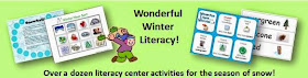 http://www.teacherspayteachers.com/Product/Wonderful-Winter-Literacy-14-K-2-Center-Activities-169428