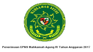 Rekrutmen CPNS Mahkamah Agung Republik Indonesia 