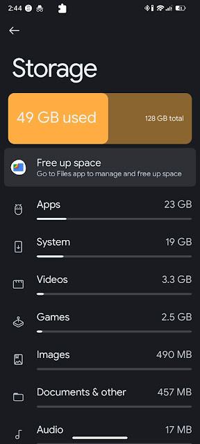 how to free up storage from android device