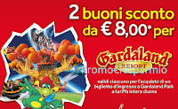 Logo Coca-Cola: ricevi subito 2 buoni da 8 euro o ingresso omaggio per Gardaland