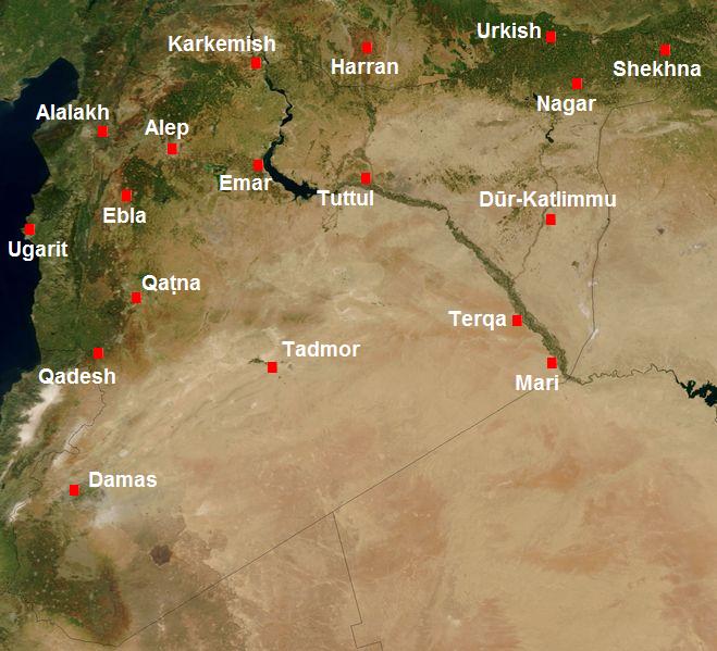 map of ancient egypt cities. [Double click on the map for a