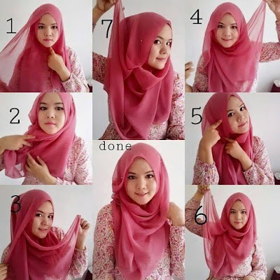 Cara Berhijab Modern Untuk Wajah Bulat 