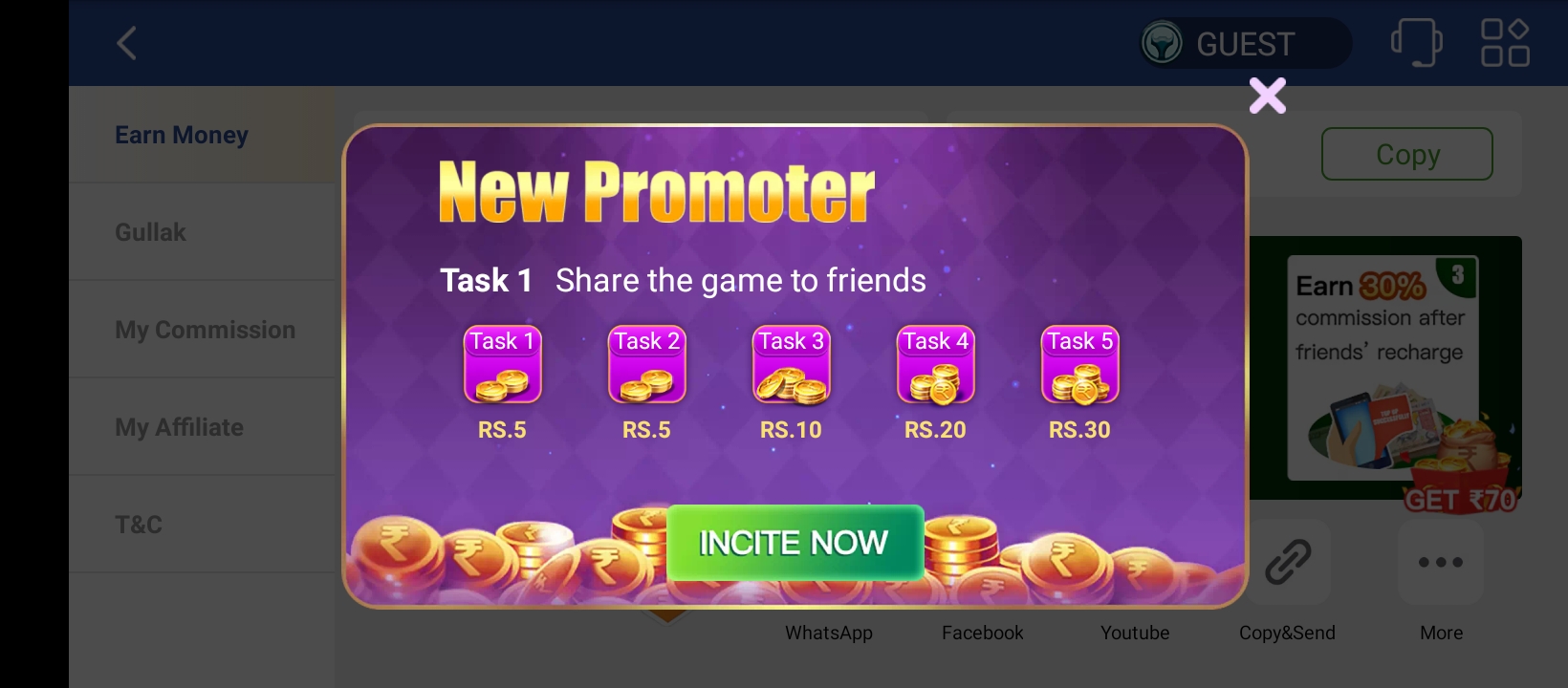 games available in teen patti master