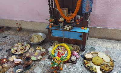 Bengali Kojagori Laxmi Puja