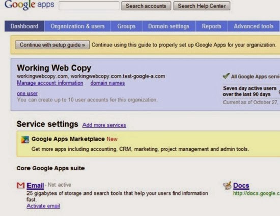 Dashoard-Google-Apps