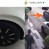 (Video) Pemandu Singapura geser kereta Tunku Idris, disaman RM300 (S$92) kerana lalai