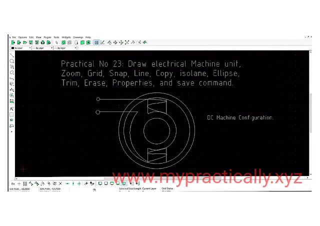 AutoCAD Practicals Drawings | Electrical Drawings on Autocad | Pdf Download | Msbte I Scheme