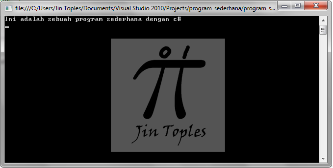 Program C# Sederhana