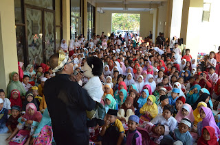 Mendongeng di acara MUI DKI, Rusunawa Marunda