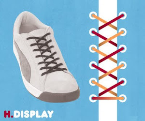 Memasang Tali Sepatu dengan Trik Display