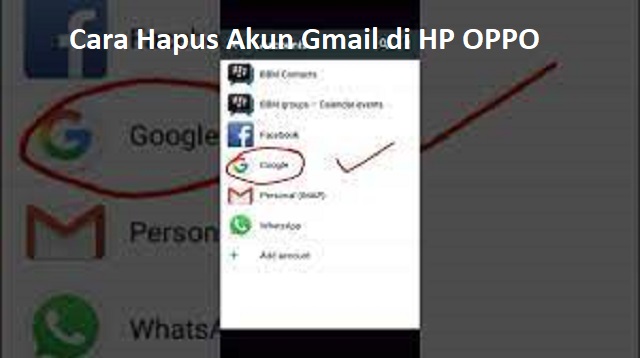 Cara Hapus Akun Gmail di HP OPPO