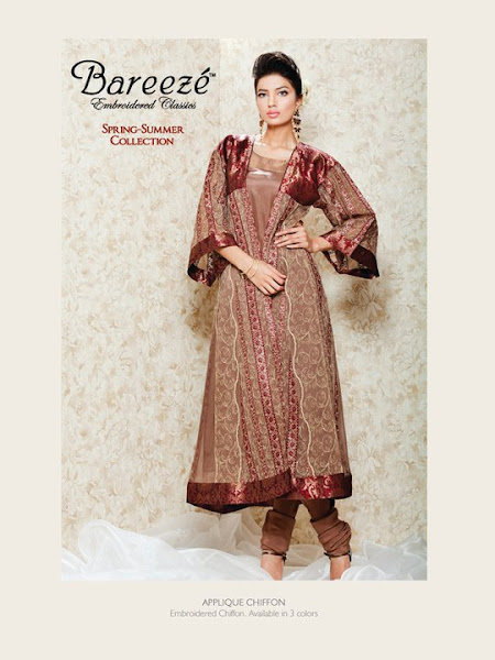 Bareeze Embroidered Classics Spring/Summer Collection 2012