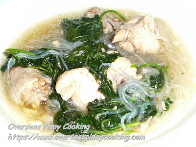Chicken with Ampalaya Tendrils and Sotanghon Recipe