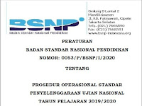 Revisi POS UN 2019/2020, Jadwal dan Sistem Ujian Tidak Berubah