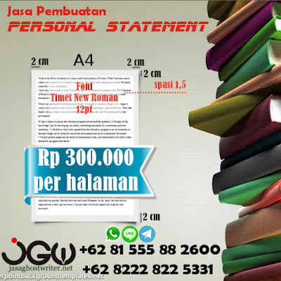 Jasa Pembuatan Personal Statement