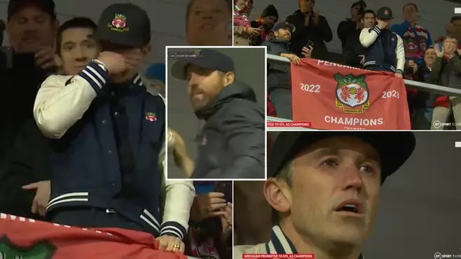 "Emotional Moment": Ryan Reynolds and Rob McElhenney Break Down in Tears as Wrexham FC Secures Promotion