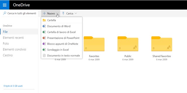 interfaccia-onedrive