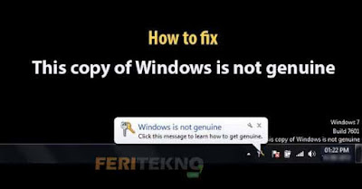  Windows merupakan OS komputer yang paling laku di Dunia Cara Memperbaiki Windows 7 Build 7601 This Copy of Windows is not Genuine