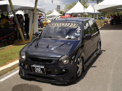 Modified Perodua Kancil with GTI front bumper