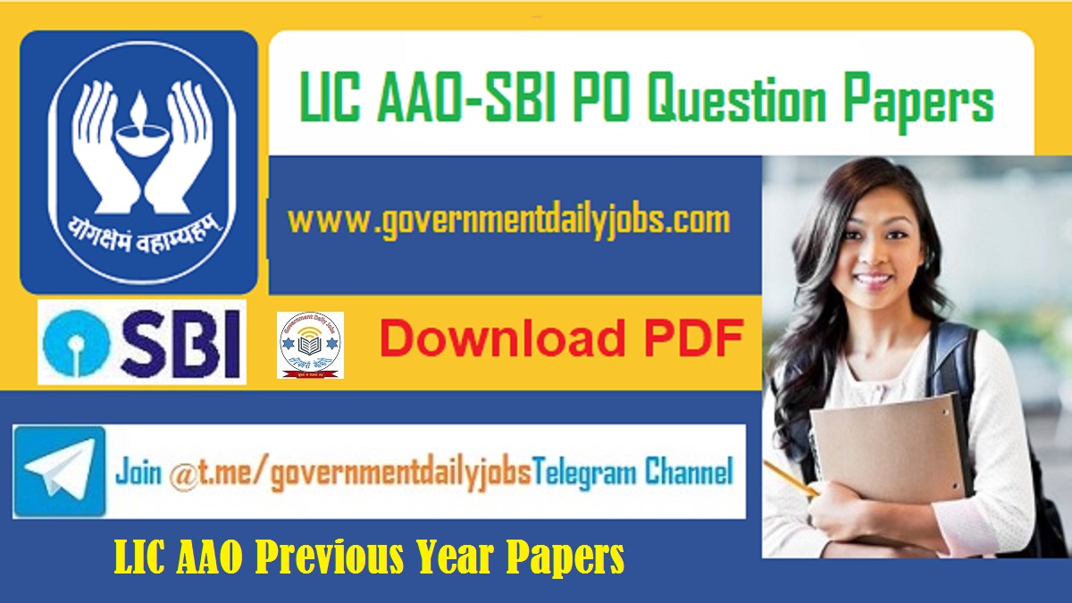 LIC AAO PREVIOUS YEAR QUESTION PAPERS WITH ANSWERS