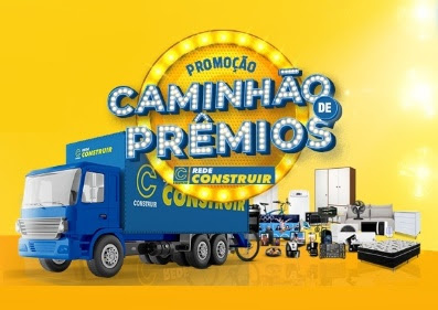 Promoção Rede Construir 2022 Caminhão de Prêmios