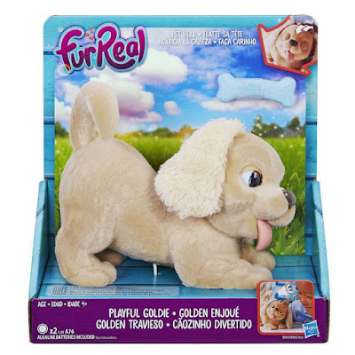 FURREAL - Golden Travieso Perro Cachorro Mascota Interactiva CAJA JUGUETE