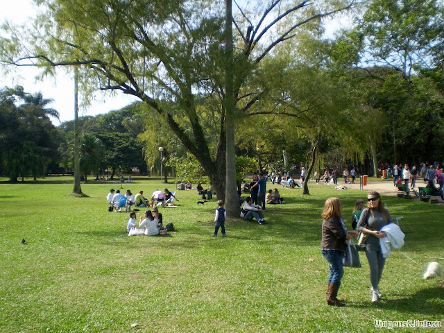 Parque Farroupilha ou Parque da Redenção em Porto Alegre
