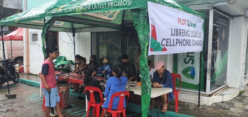 PLDT, Smart restore services in some Paeng-hit provinces
